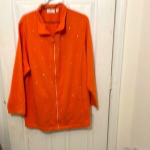 Quaker FactoryOrange Women's Jacket sz 3X